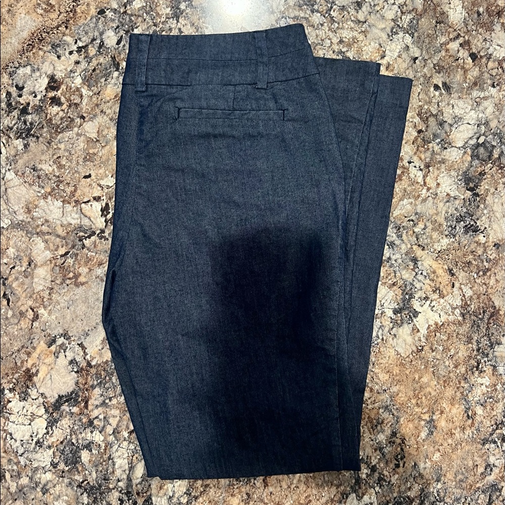 Straight leg jean slacks